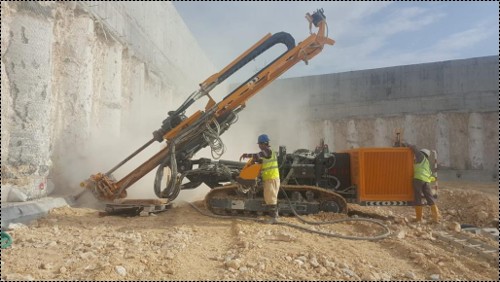Anchoring Works Qatar – Tie-back anchor stressing