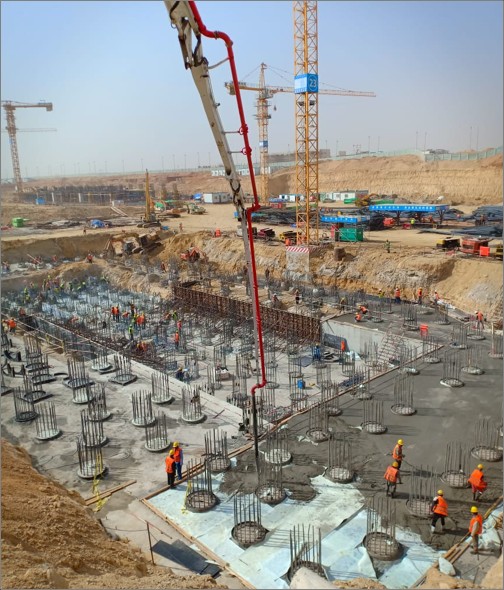 Piling Works Qatar – Bored pile installation