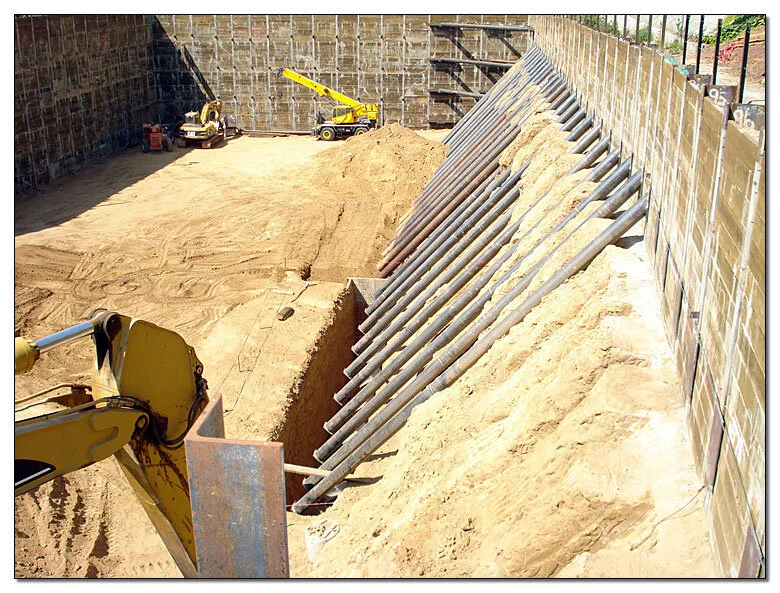 Shoring Works Qatar – Deep excavation support system